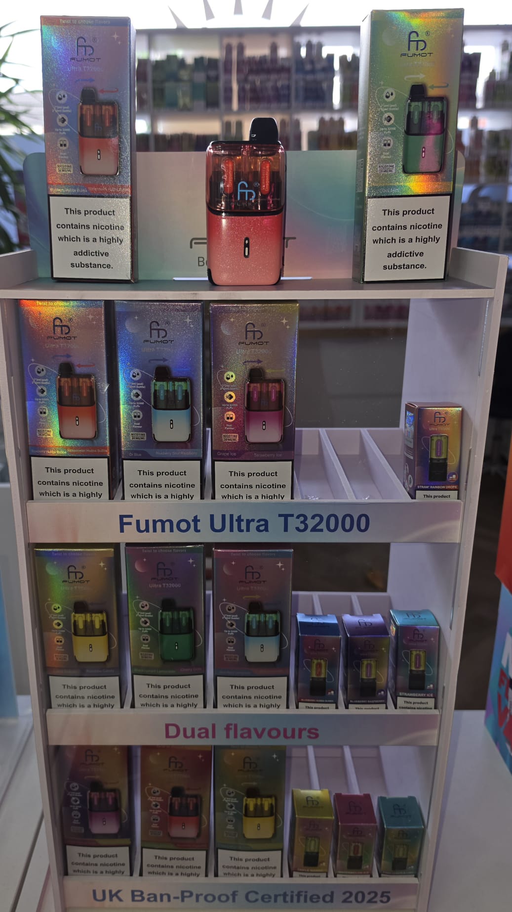 Fumot Ultra T32000 pod kit at Belfield Vape Rochdale